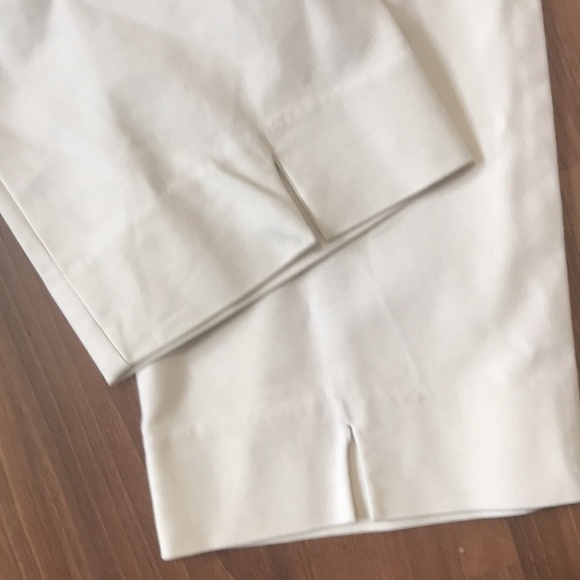 Nic+Zoe ivory stretchy cropped pants 10 - Picture 5 of 10